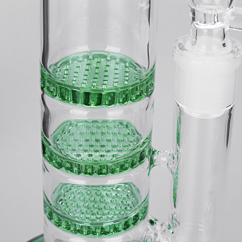 3.5"x3.1"x10" Water Glass Pipe Straw Bottle Glassware Shisha Chicha