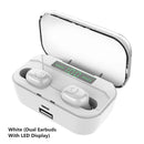 G6S Dual bluetooth 5.0 TWS Earphone LED Digital Display IPX7 Deep Waterproof Binaural Call Headset With 3500mAh Power Bank