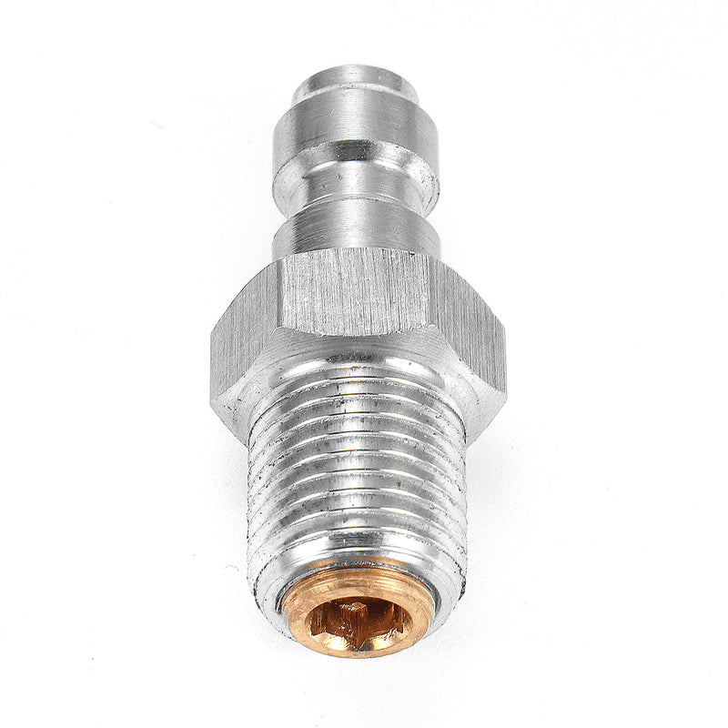 Paintball PCP Fill Nipple Adapter Stainless Steel 8mm Thread One Way Foster Connector 1/8'' BSPP