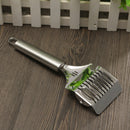 Spaghett Noodle Maker Lattice Roller Dough Cutter Tool Stainless Steel