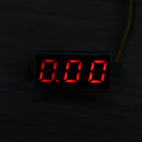 3pcs 0.28 Inch Three-wire 0-100V Digital Red Display DC Voltmeter Adjustable Voltage Meter