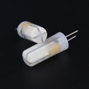 Dimmable AC/DC12V Pure White Warm White G4 3014 Milky White 24LED Light Bulb for Indoor Chandelier