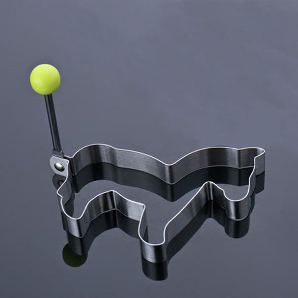 Honana Horse Shape Fried Egg Mold Stainless Steel Pan Cake Egg Ring Mould Cooking Tool