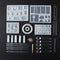 76PCS DIY Resin Casting Molds Silicone Craft Jewelry Pendant Making Mould Tools Kit