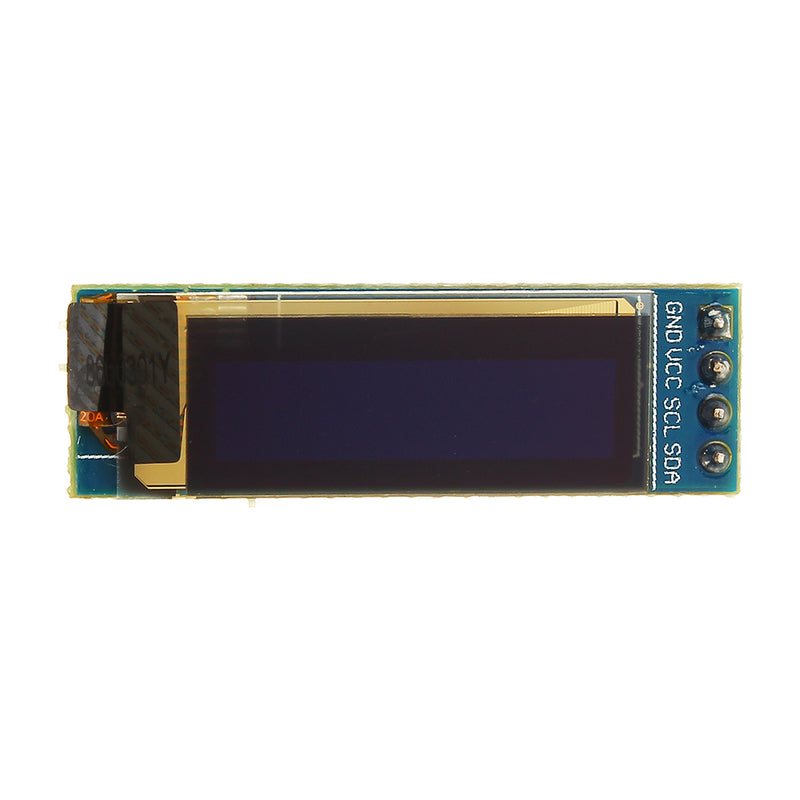 Geekcreit 0.91 Inch 128x32 IIC I2C Blue OLED LCD Display DIY Module SSD1306 Driver IC DC 3.3V 5V
