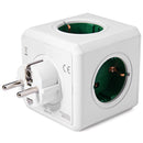 Allocacoc Green Charging Dock Original PowerCube Socket EU Plug 5 Outlets Adapter 16A 250V 3680W Power Cube