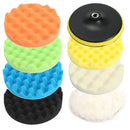 8pcs 7 Inch Sponge Polishing Waxing Buffing Pads