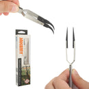JAKEMY JM-T10-12 Adjustable Pointed Head Anti-static Stainless Steel Tweezer