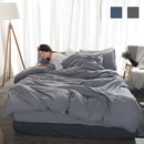 C76843 4PCS Bedding Set Cotton Bed Sheet Quilt Cover Pillowcases Bedding Sets