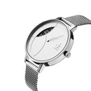 SHENGKE SK K0091 Creative Eye Shape Turntable Hour Dial Women Full Steel Strap Women Quartz Watch