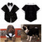 Big Pet Dog Cat Clothes Big Dog Bow Tie Shirts Wedding Suit Clothes Costume Collared Shirt Jumpsuit