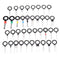 38Pcs/Set Car Terminal Removal Tool Electrical Wiring Crimp Connector Pin Extractor Kit Automobiles Terminal Repair Tools