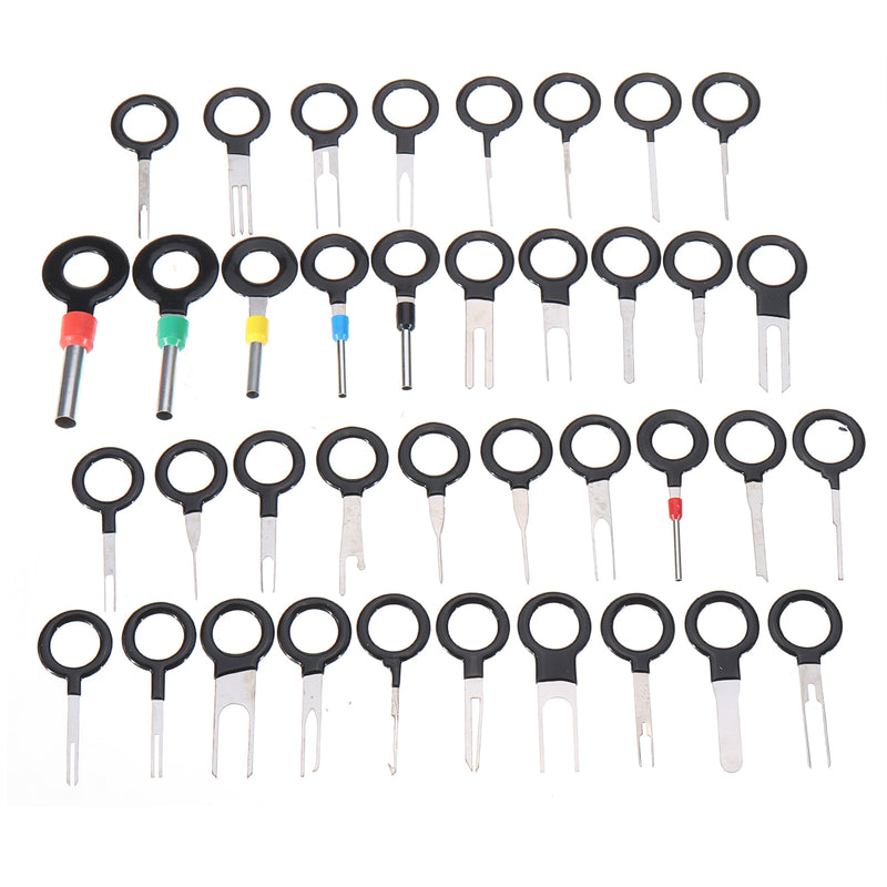 38Pcs/Set Car Terminal Removal Tool Electrical Wiring Crimp Connector Pin Extractor Kit Automobiles Terminal Repair Tools