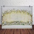 5x3FT 7x5FT Petals and Deer Wedding Photography Backdrop Background Studio Prop