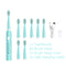 USB Intelligent Electric Toothbrush Portable Waterpoof Sonic Powerful Vibration Toothbrush Soft Brush Tooth Cleaner for Kids