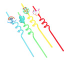 Honana Kitchen Drink Straw Cactus Cloud Owl Cartoon Styling Straw Birthday Party Restaurant Art Deco Sipper