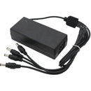 AC 100-240V To DC 12V 5A 60W Power Supply Adapter Universal Charger W/ Four DC Output