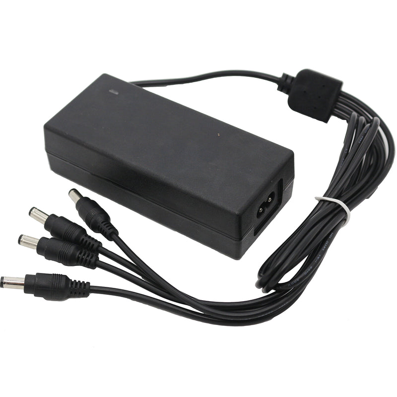 AC 100-240V To DC 12V 5A 60W Power Supply Adapter Universal Charger W/ Four DC Output