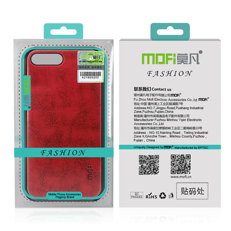 Mofi Shockproof PU Leather Pattern Soft TPU Back Cover Protective Case for Xiaomi Pocophone F1