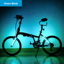 Bike Bicycle Wheel Valve Spoke LED Light Lamp Strap Bar 5 Lighting Colors 8 Modes For Cycling