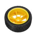 Chihai DC 7.4V 340rpm 550rpm Reduction Motor DC Geared Motor with Bracket and Wheel