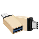 Mini USB Type C to USB 3.0 OTG Adapter Super Speed for U Disk Phone Tablet Mouse