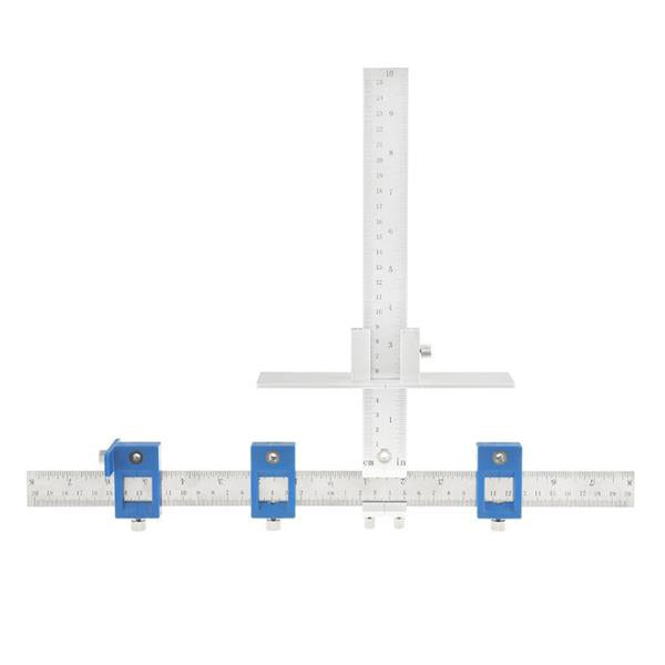 Multi-function Perforating Positioner Adjustable Straight Ruler Auxiliary Installation Opening Positioning