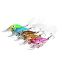 ZANLURE 5Pcs/Set 7cm 6.2g Fishing Lure Crankbaits Hook Fish Crank Tackle Lipless Swimbait Hard Lures