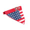 Yani HG-PLJ1 Pet Dog American Flag Collar Pet PU Canvas Decorative Cool Collar