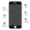 ENKAY Anti Spy 3D Arc Edge 0.26mm 9H Carbon Fiber Tempered Glass Screen Protector for iPhone 6 6s