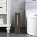 Plastic Trash Can Toilet Cleaning Brushes Thin Waste Bin Dustbin Garbage for Bathroom