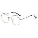 Anti-Blue Ray Polygon Eyeglasses Retro Thick Edge Optical Eye Care Blue Light Blocking Glasses