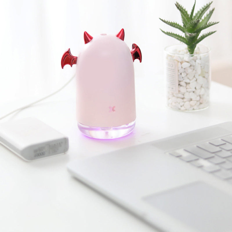 USB Humidifier Cool Mist Air Humidifying Device Mini Water Sprayer for Desktop Office Low Noice