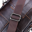 7inch Men Leather Waist Bag Multifunctional Crossbody Messenger Bag Phone Holder Pouch