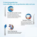 Teeth Oral Irrigator Water Flosser Cordless Rechargeable Oral Irrigator Electric Teeth Washer Electric