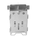 Outdoor Portable Firewood Cooking Stove Stainless Steel Burner Furnace Camping Picnic