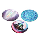KALOAD Anti-skid Chakren Meditation Round Yoga Mats Floor Verdicken Yoga Teppiche