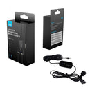 L1 Lavalier Microphone Rechargeable Lapel Condenser Clip-on Handsfree Collar Mic for Mobile Phone DSLR Camera PC Laptop
