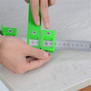 Adjustable Punch Locator Drill Guide Sleeve Cabinet Hardware Jig Ruler Woodworking Tool Kits