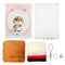 DIY Cat Doll Wool Felt Craft Non Finished Poked Set Handcraft Kit Material Bag