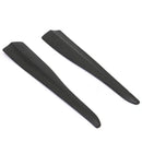 2Pcs Universal Car Carbon Fiber Anti-rub Bumper Corner Scratch Guard Protector
