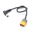 T Plug/XT60 to DC Right-Angle Power Supply Cable Lipo Battery Charger Cable Adapter for DJI FPV Goggles Video Glasses