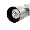 MIUK Electric Salt and Pepper Grinder Pepper Shaker Mill Kitchen Adjustable Stainless Steel Battery