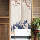 Japanese Noren Door Curtains Drape Tapestry Bar Kitchen Bath Room Divider Decor