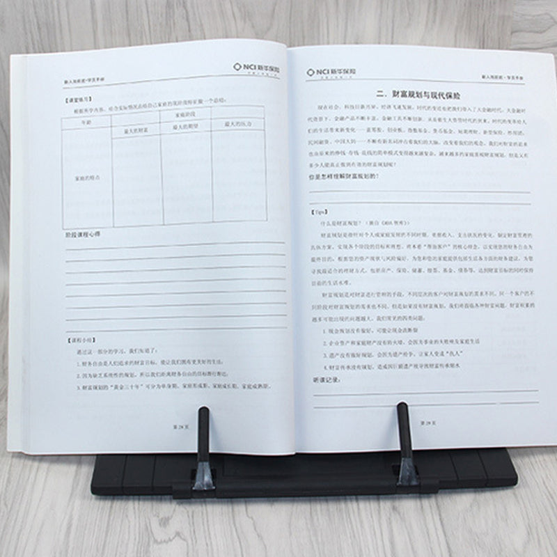 Adjustable Angle Foldable Reading Rest Stand Display Holder Tablet Stand For Cookery Music