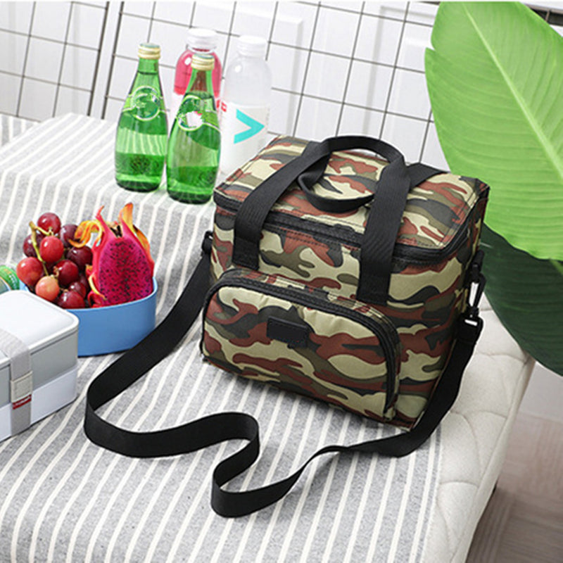 10L Picnic Bag Thermal Insulated Thermal Cooler Insulated Tote Lunch Food Container BBQ Storage Box