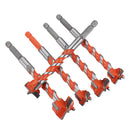 5pcs 16-25mm Hex Shank Twist Forstner Drill Bit Set Hinge Hole Cutter Woodworking Hole Saw