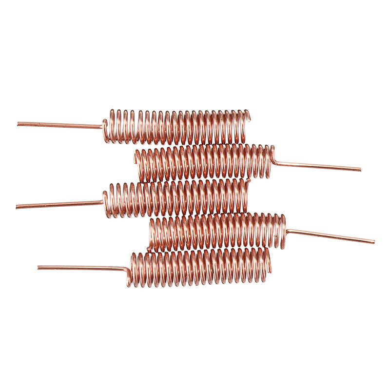 5Pcs 433MHz Internal Build-in Spring Antenna Copper Solder 34mm