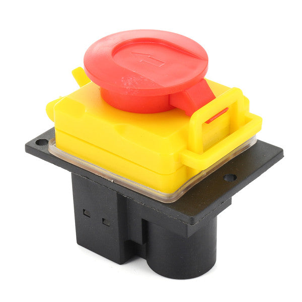 250V Universal DKLD DZ-6-2 15 Amp NVR Switch Emergency Stop Saftey Red Cut Off Killer