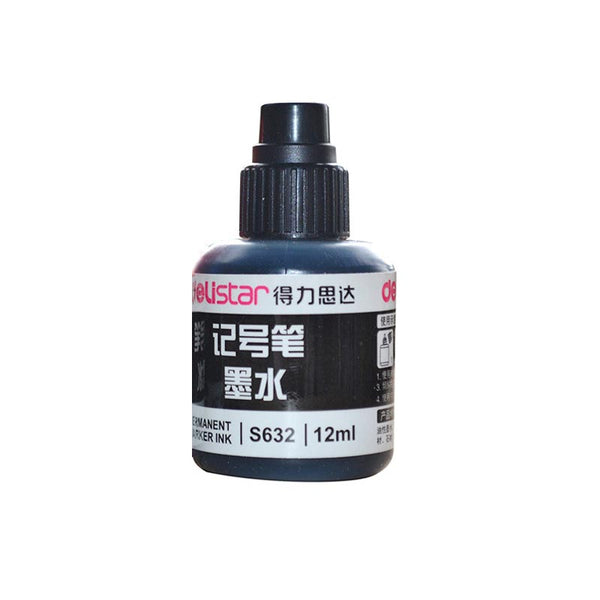 Deli S632 Marker Pen 12ml Large-Head Pen Watercolor Pen Iink Fountain Pen Ink